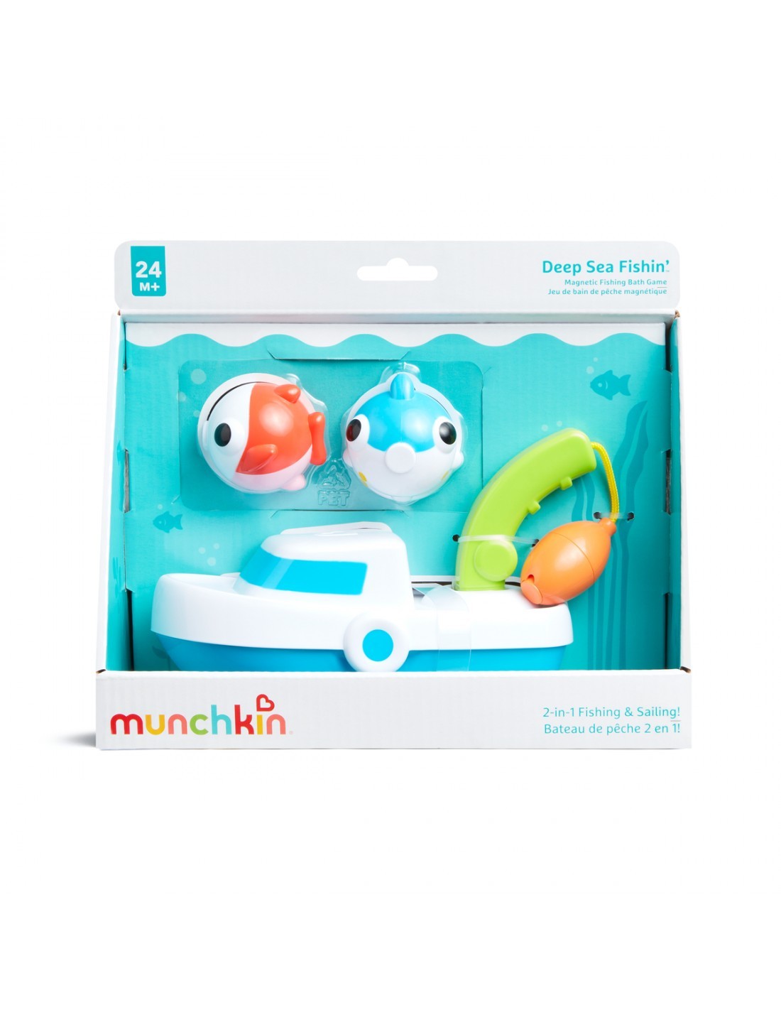 Παιχνίδι Μπάνιου Deep Sea Fishin Bath Boat, Munchkin